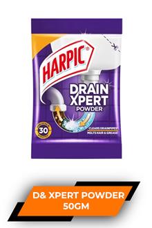 Harpic Drain Xpert Powder 50gm